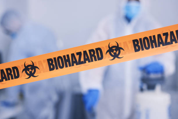 Professional Infectious Disease Decontamination technician working in Central City, IA